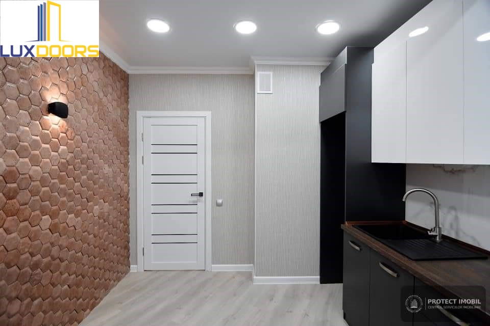 Двери Дублин Белый Полотно с черным стеклом, покрытие VINIL Киев - изображение 6