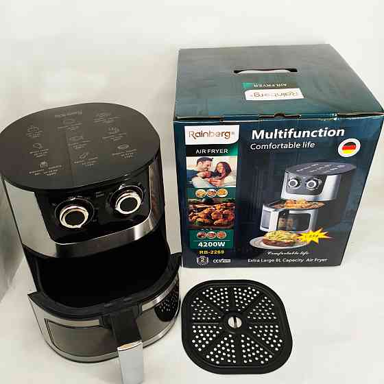 Мультипечь с функцией аэрофритюрницы и грилем, Сенсорная аэрофритюрница аэрогриль мультипечь для дома SF-67 Львов