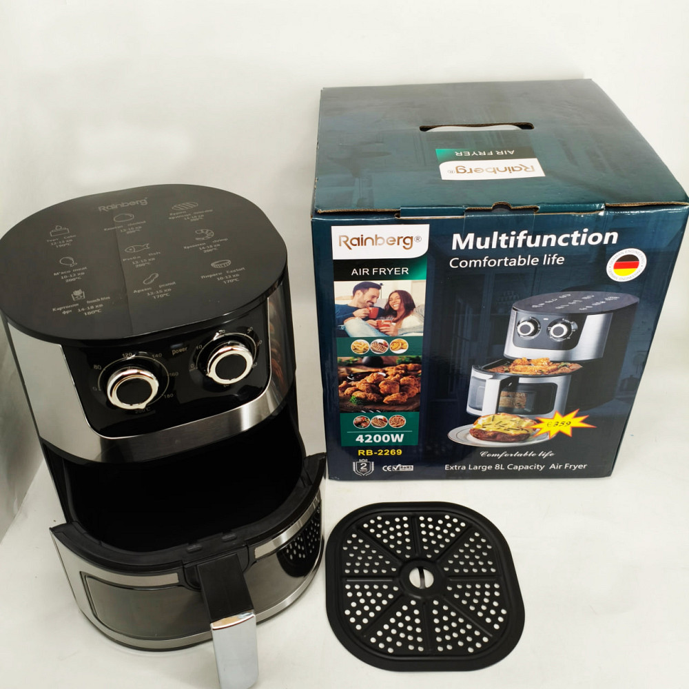 Мультипечь с функцией аэрофритюрницы и грилем, Сенсорная аэрофритюрница аэрогриль мультипечь для дома SF-67 Львов - изображение 6