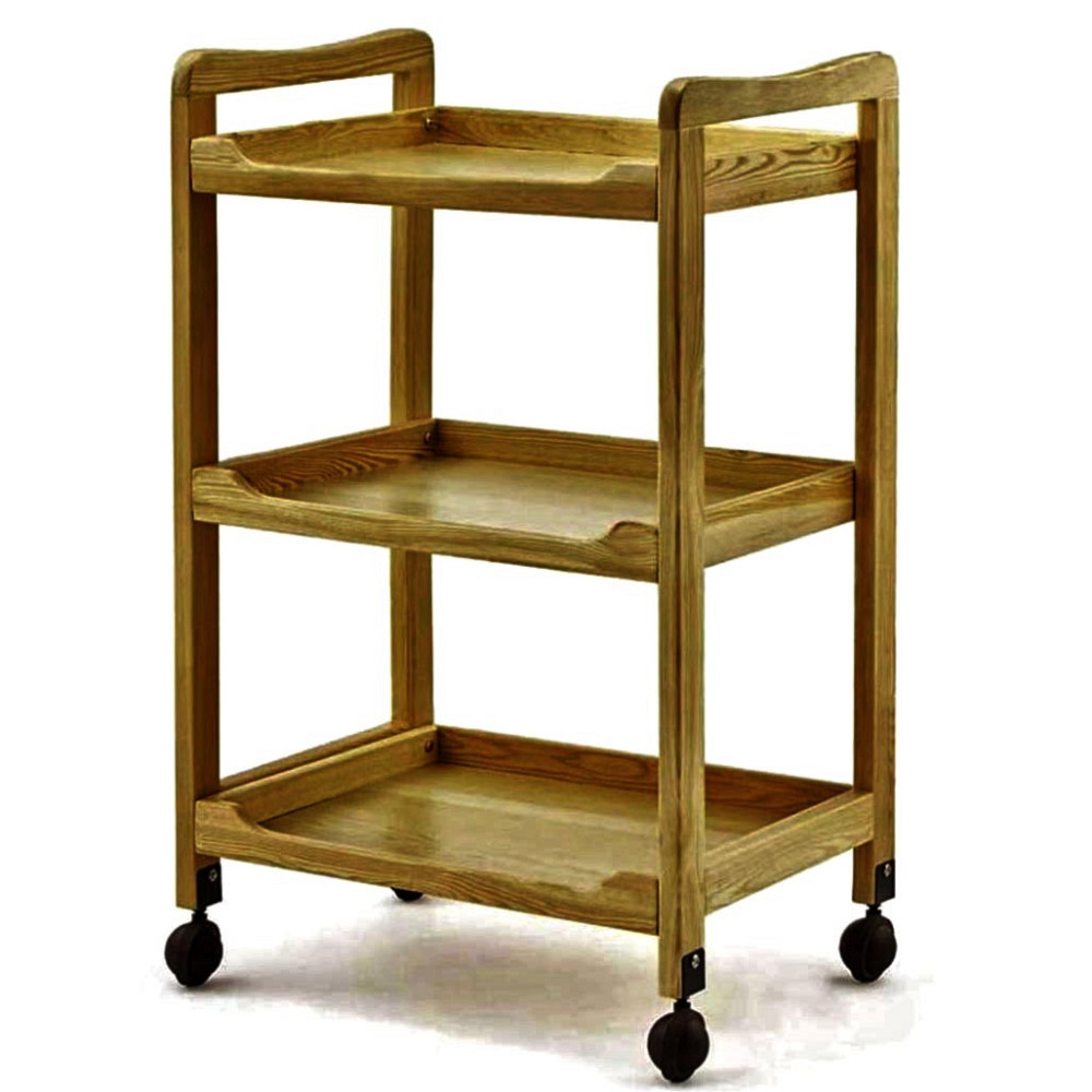 Етажерка для ванної на коліщатах "Декора" сієна Миколаїв - фото 1