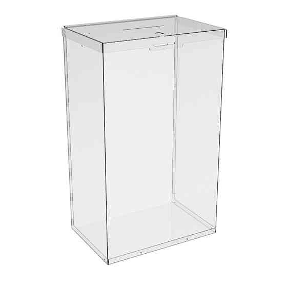 Ящик EKOSTAR с замком для пожертвований и сбора денег 300x200x500. Объем 30 литров Киев