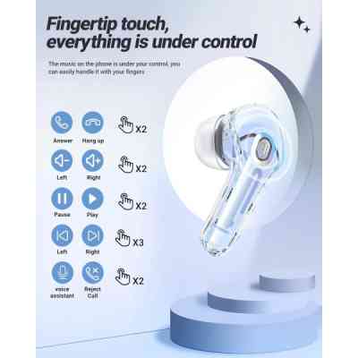 Навушники Acefast T8 Ice Blue (6974316282235) Вінниця