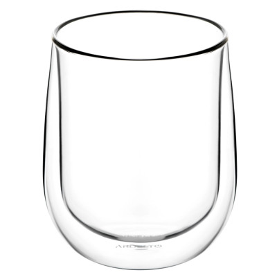 Набор стаканов Ardesto з подвійними стінками BR 360 мл 2 шт прозорий (AR2636BR) Винница - изображение 1