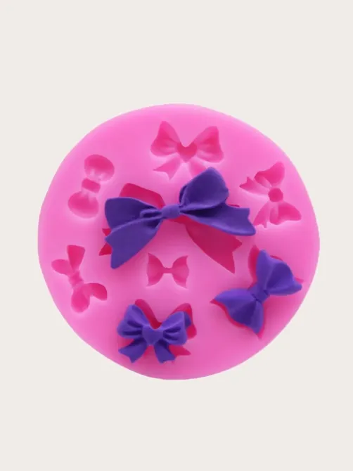Силиконовый молд Бантики 88 мм розовый Киев - изображение 7