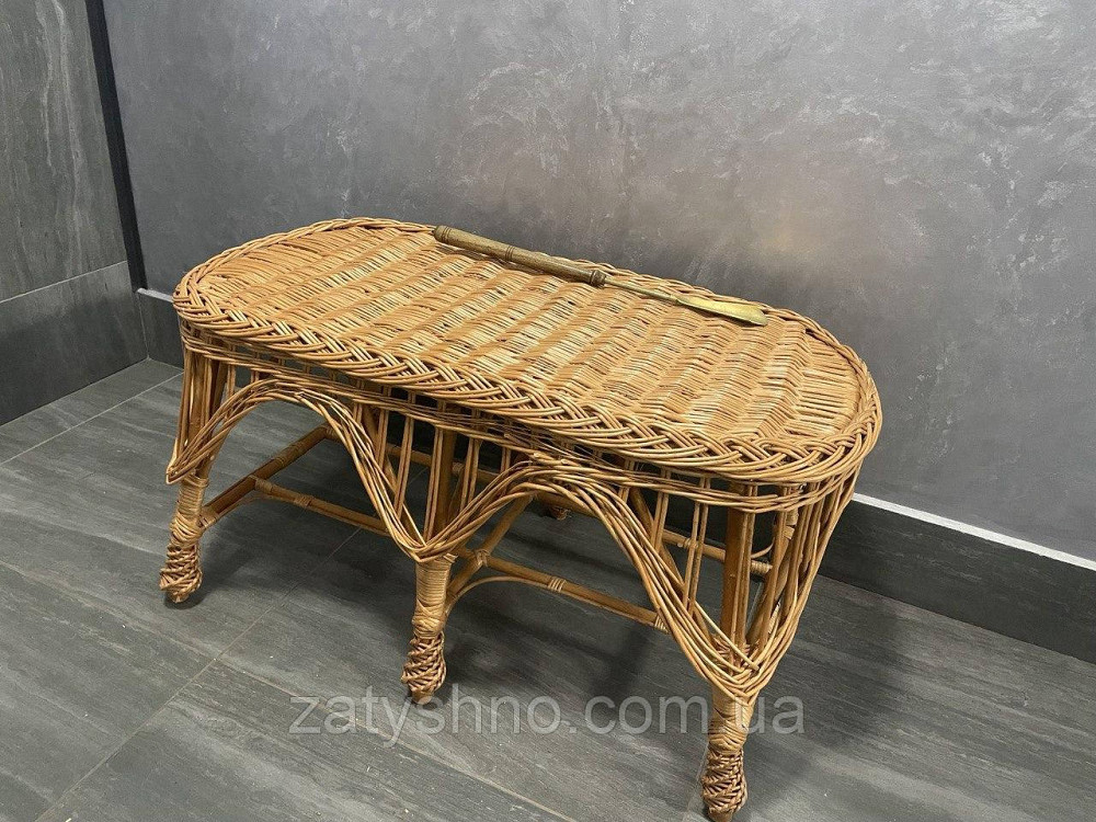 Лавка плетеная в коридор Киев - изображение 4