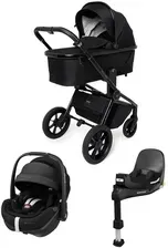 Детская коляска Muuvo Quick SE 2 – zestaw 4w1 – z fotelikiem Maxi-Cosi Pebble 360 Pro 2 i bazą Familyfix 360 Pro – Chromium Black Киев - изображение 1