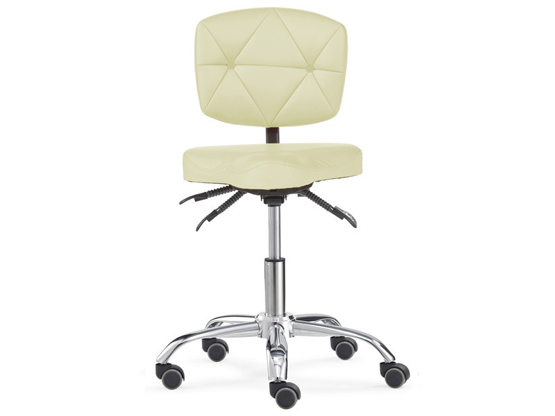 Стілець-сідло для майстра 7003, зі спинкою, бежевий Київ - фото 2