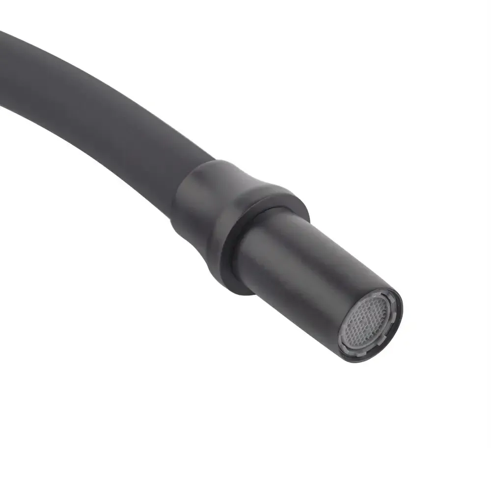 Кухонний змішувач Koer KB-72003-05 під осмос чорний з силіконовим виливом з підставкою (KR3376) Чернівці - фото 9