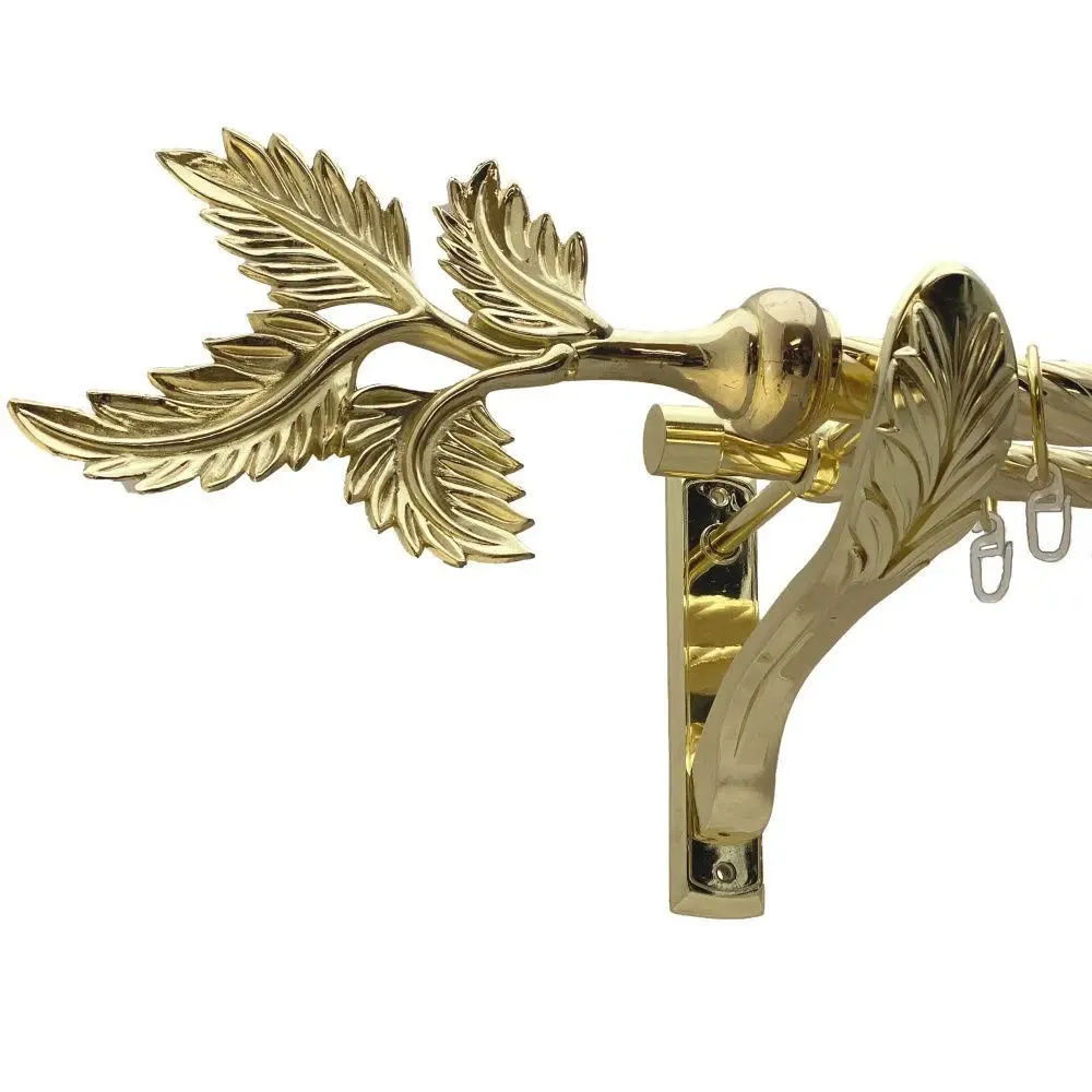 Карниз Orvit Папороть металевий дворядний ретро скручена труба кільце металеве Золото 25\19 мм 240 см (00-00010921) Львів - фото 1