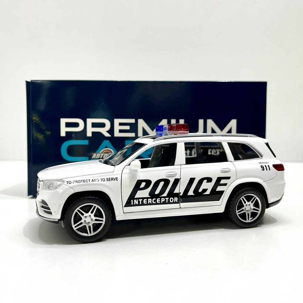 Машина Автосвіт Mercedes gls інерційна відчиняються двері 16.5 см Біла (AP-1957) Чернигов - изображение 10