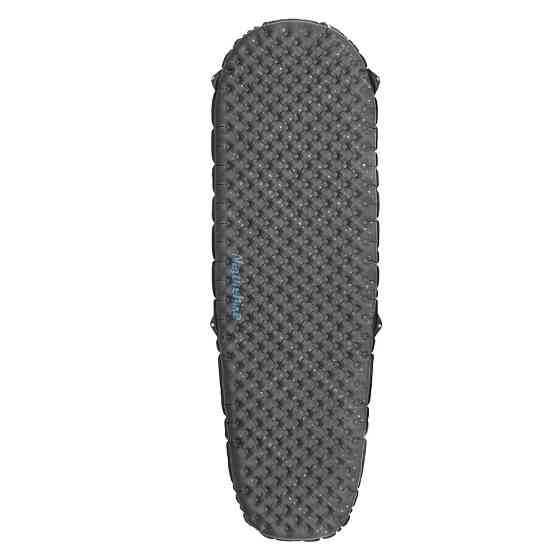 Матрас надувной сверхлегкий Naturehike CNH22DZ018 с мешком для надувания овальный 183 см (Серый) Киев