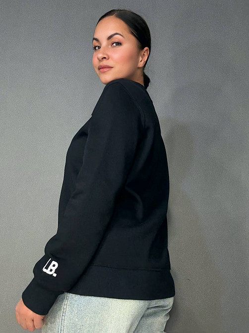 Світшот жіночий Pepper&mint 23-18 утеплений фліс чорний, чорний, L Київ - фото 18