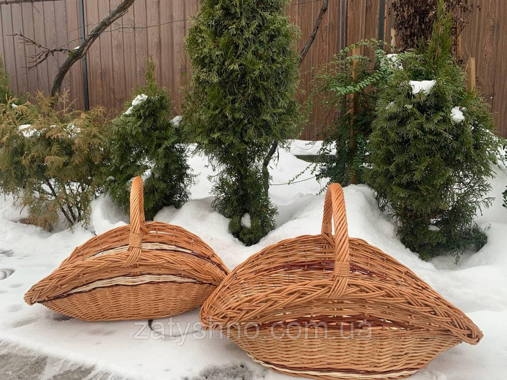 Корзина из лозы для дров Киев - изображение 4