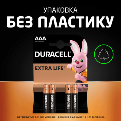 Батарейка Duracell AAA лужні 18 шт. в упаковці (5000394107557 / 81546741) Вінниця - фото 7