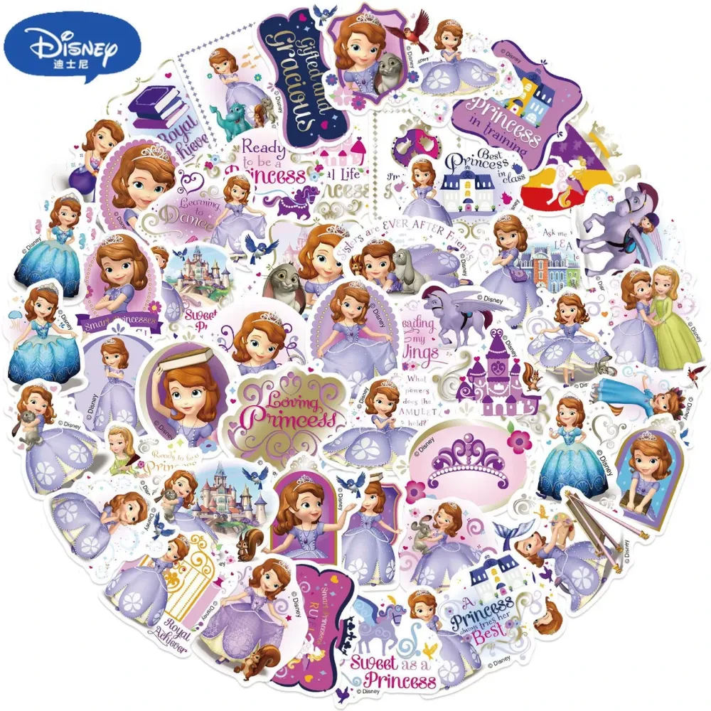 Набір вінілових наклейок Disney Princess Принцеса DSN-034 Запоріжжя - фото 1