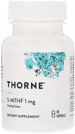 Витамин В9 Thorne 5-MTHF 1000 мкг 60 капсул Киев