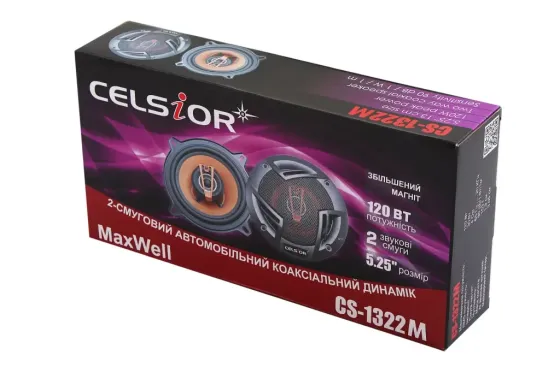 Автоколонки  5.25 120 Вт 2-полосные Celsior Maxwell Винница