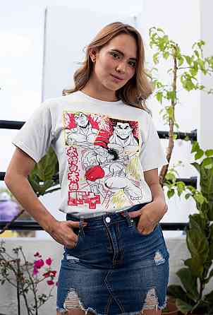 Футболка аниме Аниме Баки Ханма Гифт оверсайз (S/M/L) Черний AnimeJ0058 Днепр