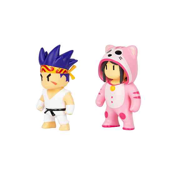 Набір колекційних фігурок Stumble Guys - Сенсей Фаєрфіст і Мяумер Днепр