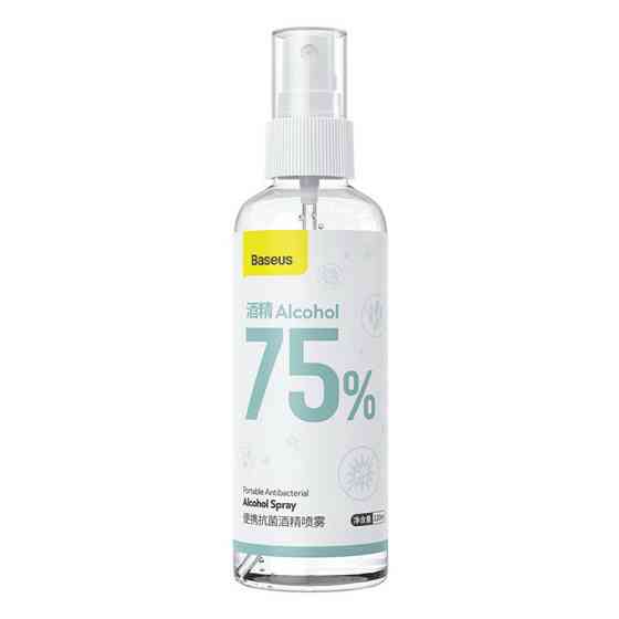 Антибактериальный спрей Baseus Portable Antibacterial Spray ACPW-A (120ml, 75% Alcohol) Николаев