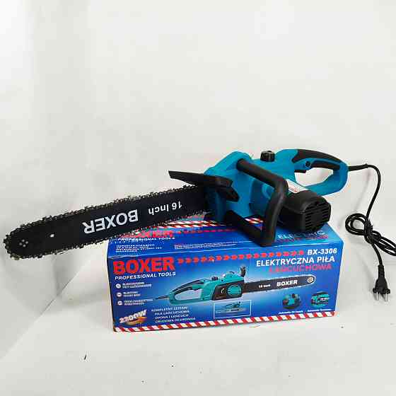 Пила ланцюгова мережева 2200Вт 40см Boxer 3306-BX електропилка KF-66 Львів