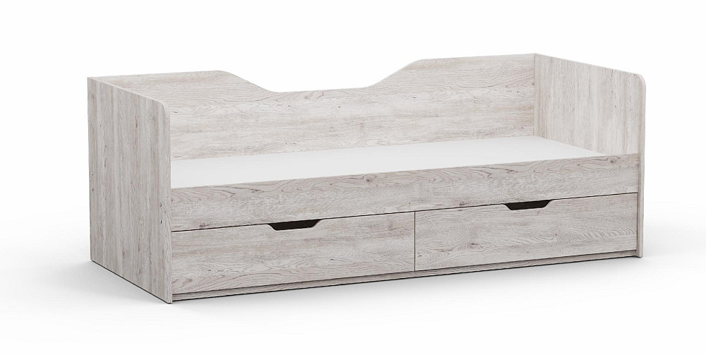 Ліжко односпальне L-3, Самоа Димчастий, 1932х850х700 Львів - фото 1