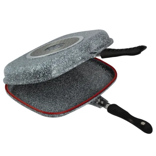 Сковорідка-гриль 32см литий алюміній а/п Grey marble 100516 Ofenbach Житомир - изображение 7