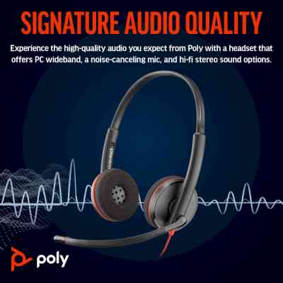 Наушники Poly Blackwire 3220 USB-A/C (8X228AA) Винница