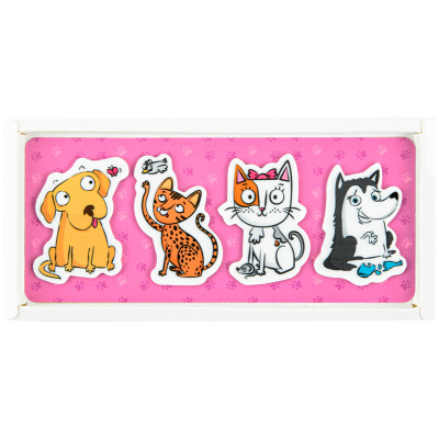 Закладки для книг Kite пластиковые Pets 4x20 шт, 35х50 мм (K22-479-5) Винница - изображение 3