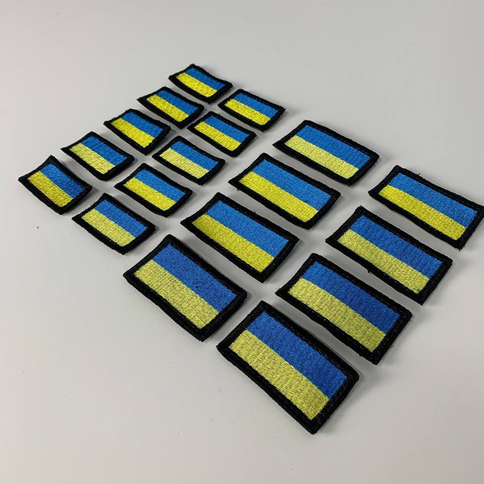 Шеврон на липучці, нашивка прапор України 7х4 см, якісна військова нашивкаMasterSem Київ - фото 2