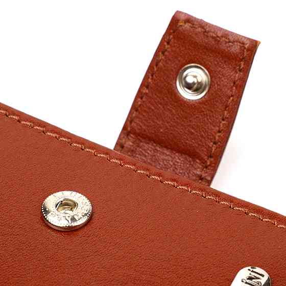 Отличный мужской бумажникн из натуральной гладкой кожи CANPELLINI 21743 Коричневый Киев