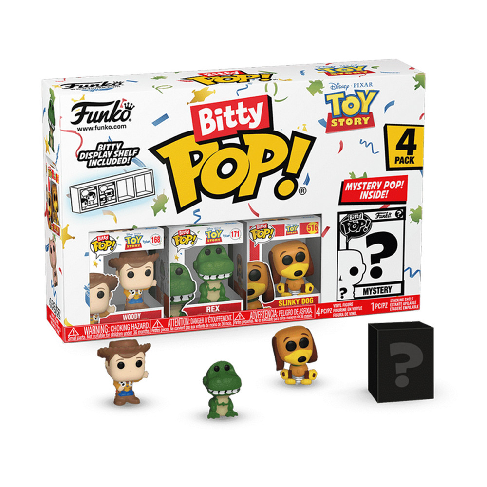Набір ігрових фігурок Bitty POP! серії Історія іграшок - Вуді (4 фігурки в ас.) Дніпро - фото 1
