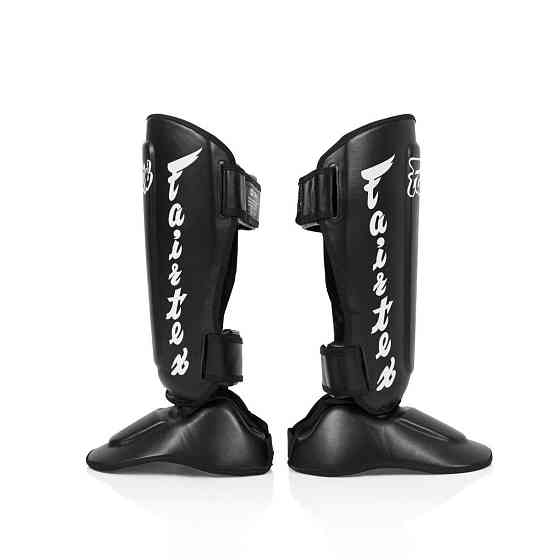 Захист гомілки та стопи Fairtex SP7 Shin Pads Black L Кам'янське
