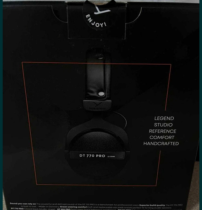 Навушники без Мікрофона; Beyerdynamic DT770 PRO 32 Ohm .Новые ! Харків - фото 3