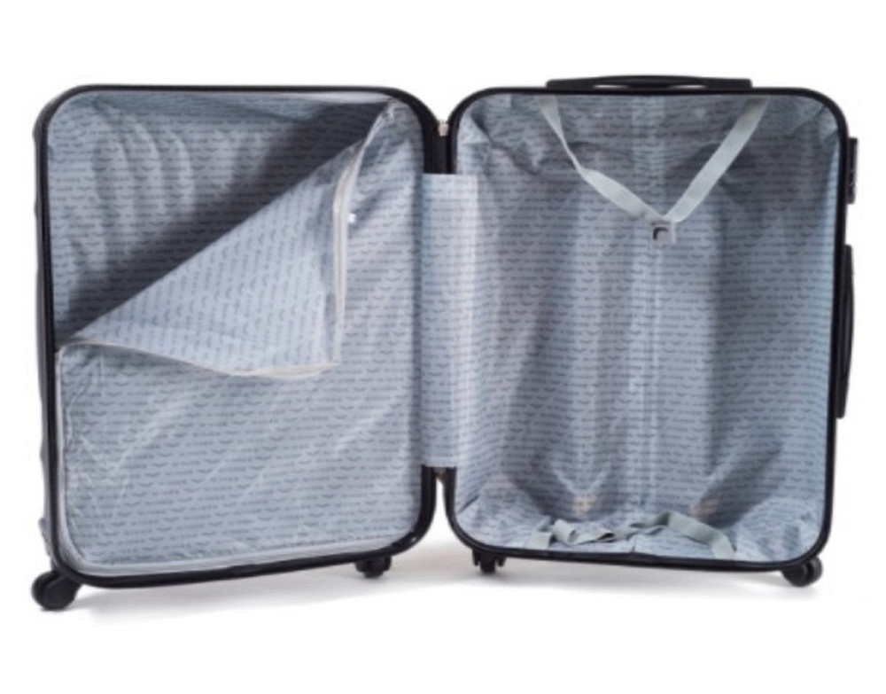 Валіза пластикова WINGS HRR01 мала 55 см темно-синя Київ - фото 9