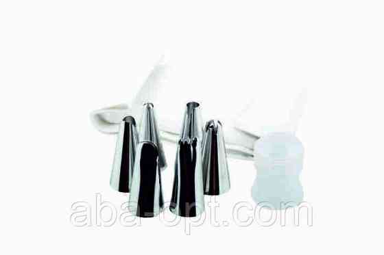 Мішок кондитерський з 6 насадками та адаптором (набір) Одеса