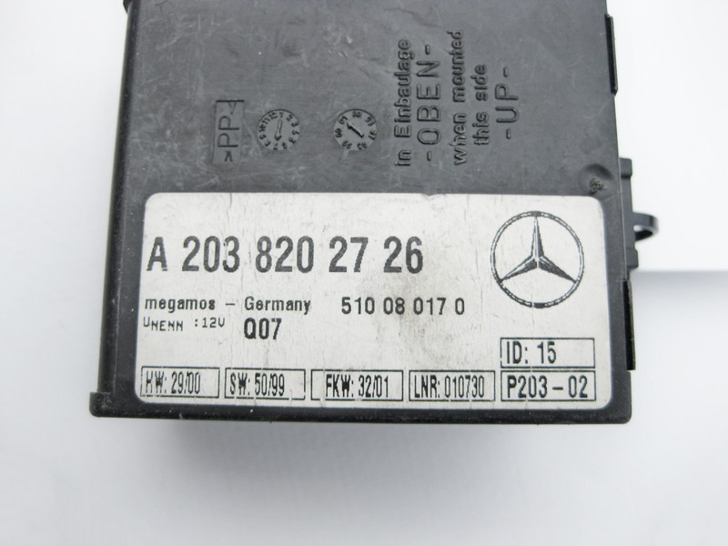 Mercedes-Benz  A2038202726 Блок керування сигналізацією E-Class W210 W211 C-Class W203 W202 CL C215 CLC C203 S-Class W220 Одеса - фото 3