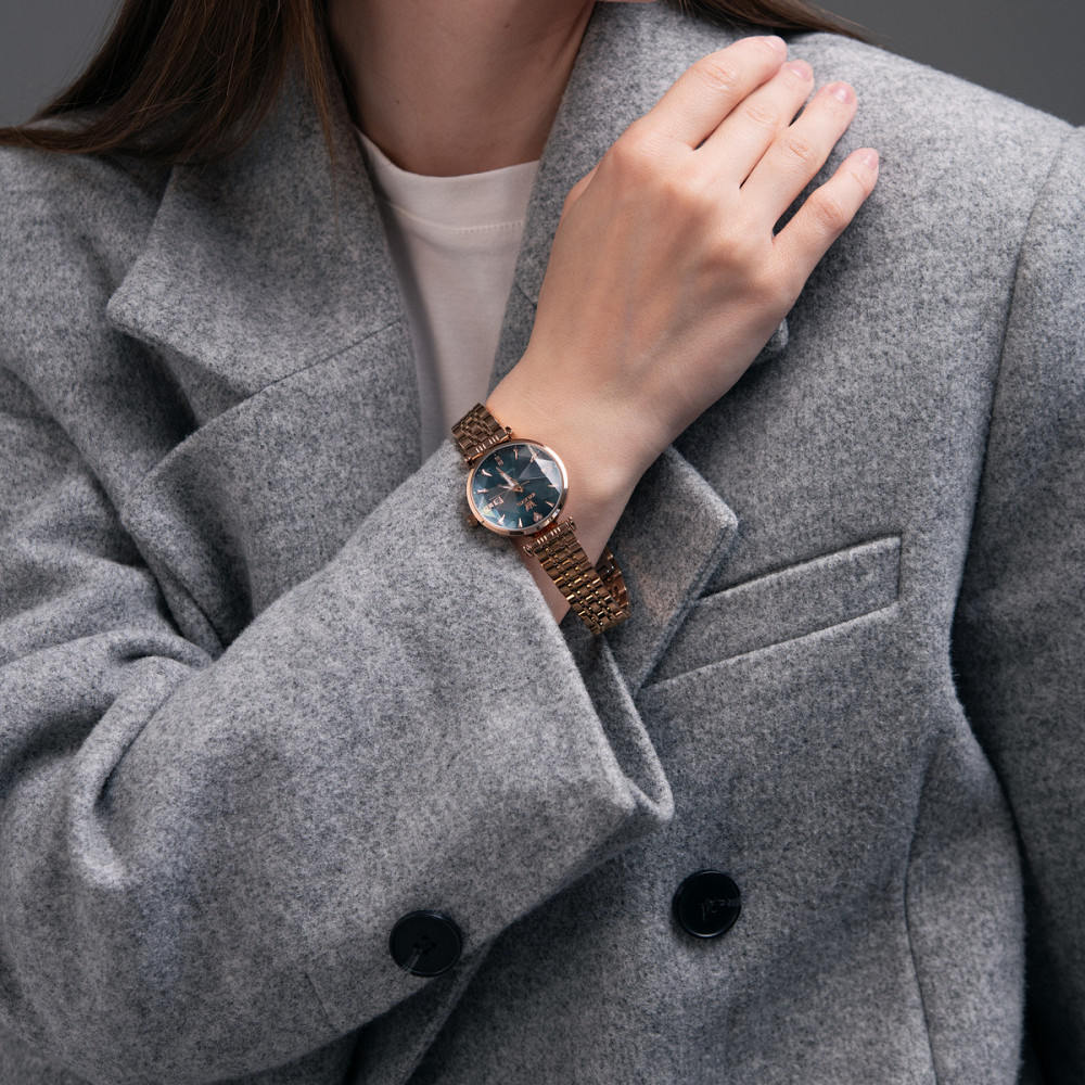 Часы женские наручные Olevs Diamond Золотистый Киев - изображение 8