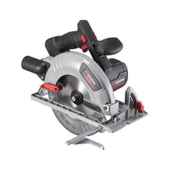 Пила дискова акумуляторна безщіткова 20 В, 4500 об/хв, кут 90°-45°, глибина розпилу 62/45 мм, диск 190×20 мм, без ЗП та АКБ Киев