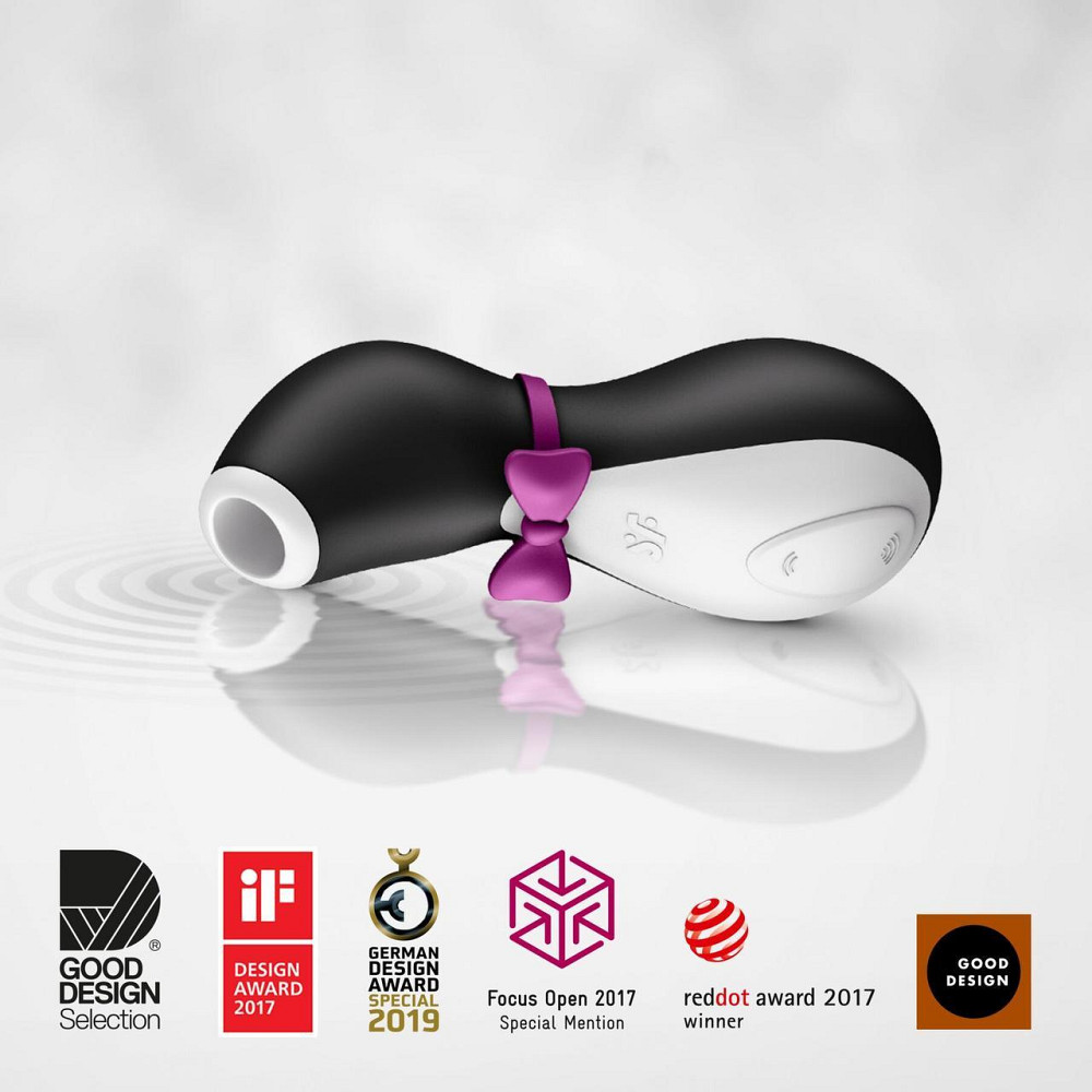 Вакуумний кліторальний стимулятор Satisfyer Penguin Sex Aura Київ - фото 8