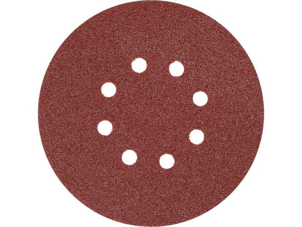 Круг шліфувальний з наждачн. паперу з липучкою YATO: Ø= 150мм, Р150, 8 отв до YT-82206, -82207, 50шт Одеса - фото 2