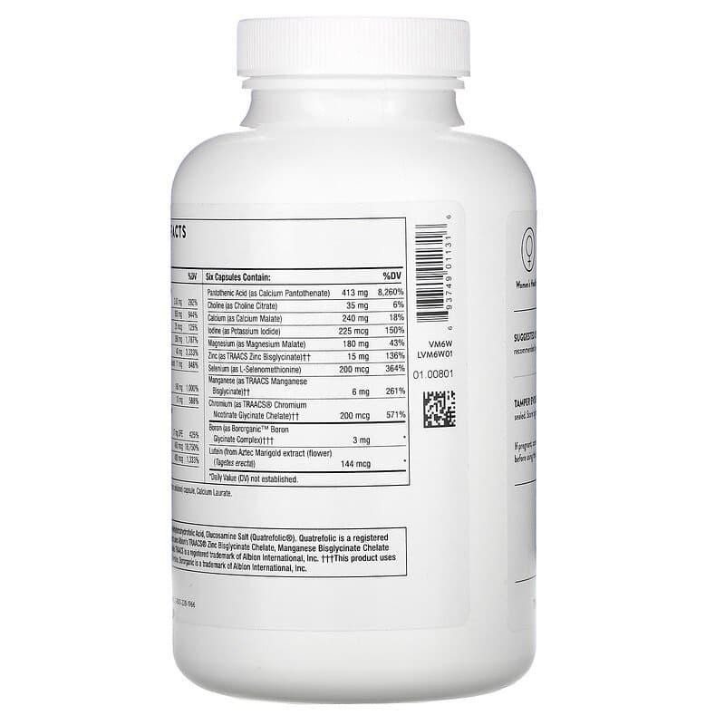 Мультивітаміни для жінок 50+ Thorne Women’s Multi 50+ 180 капс Київ - фото 3