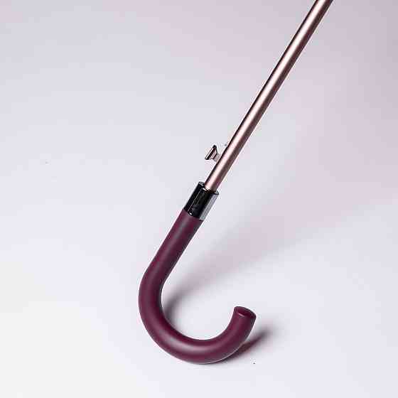 Класична парасолька-тростина з чохлом напівавтомат з поліестеру міцна надійна 12 спиць діаметр 120 см Червоний HP-23-16R Коломия