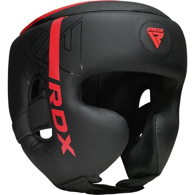 Боксерський шолом RDX F6 KARA Matte Red S (капа в комплекті) Каменское - изображение 2