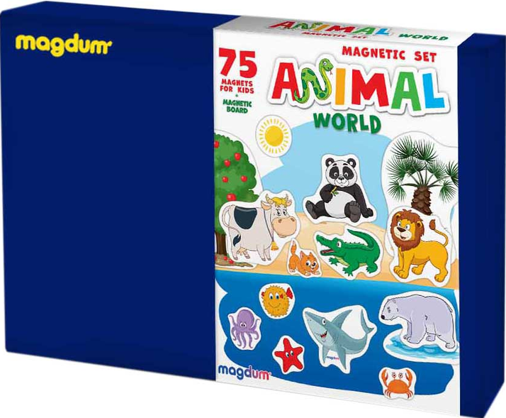 Набір магнітів Світ тварин Велика магнітна історія ML4032-05 EN 75 магнітів Вінниця - фото 4