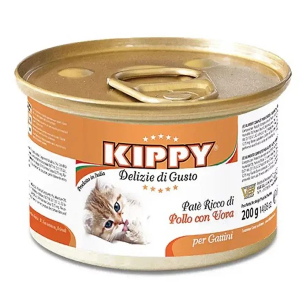 Влажный корм KIPPY Pate Kitten Chicken with Eggs для котят с курицей и яйцом в виде паштета 200 г Винница - изображение 1