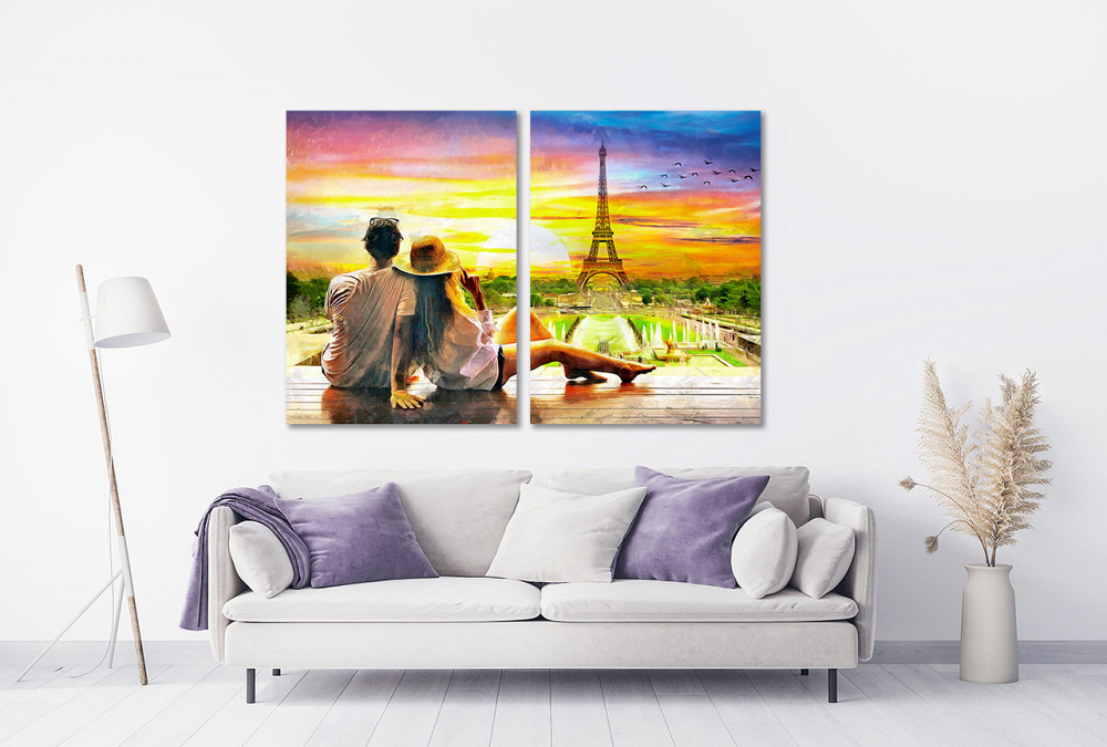 Модульная картина в гостиную / спальню  Париж TLV-2_055 Киев - изображение 2