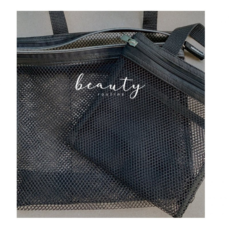 Набор сумок для косметики 2шт STK002 (Черный) Сумы - изображение 2