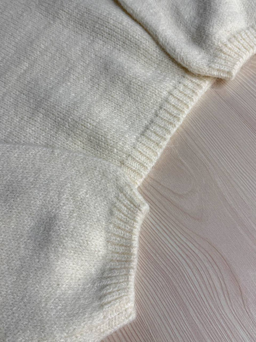 Свитер женский Fancy Matinee 6119 оверсайз меланж, молочний, one size Киев - изображение 19