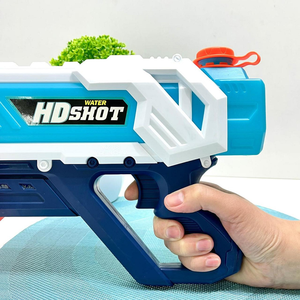 Бластер водяний іграшковий довжина 41 см Білий із синім (168-1) Чернігів - фото 4